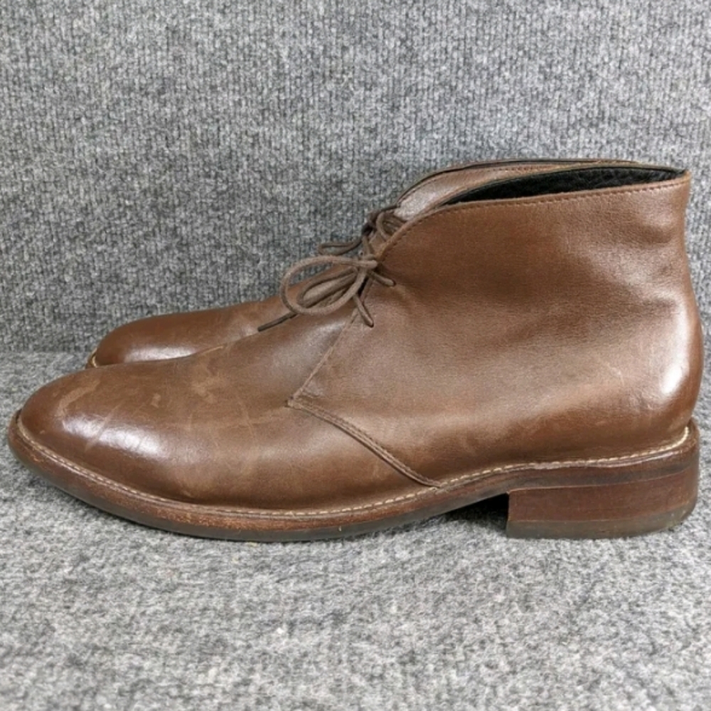 Thursday Boot Company Everyday Mens Brown Leather Ankle Chukka Boots USA - Picture 3 of 12